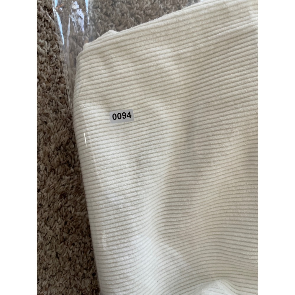 BRAND NEW White Empyre Corduroy Pants Size 4 Womens Painter Pants Tori Style - Picture 7 of 7